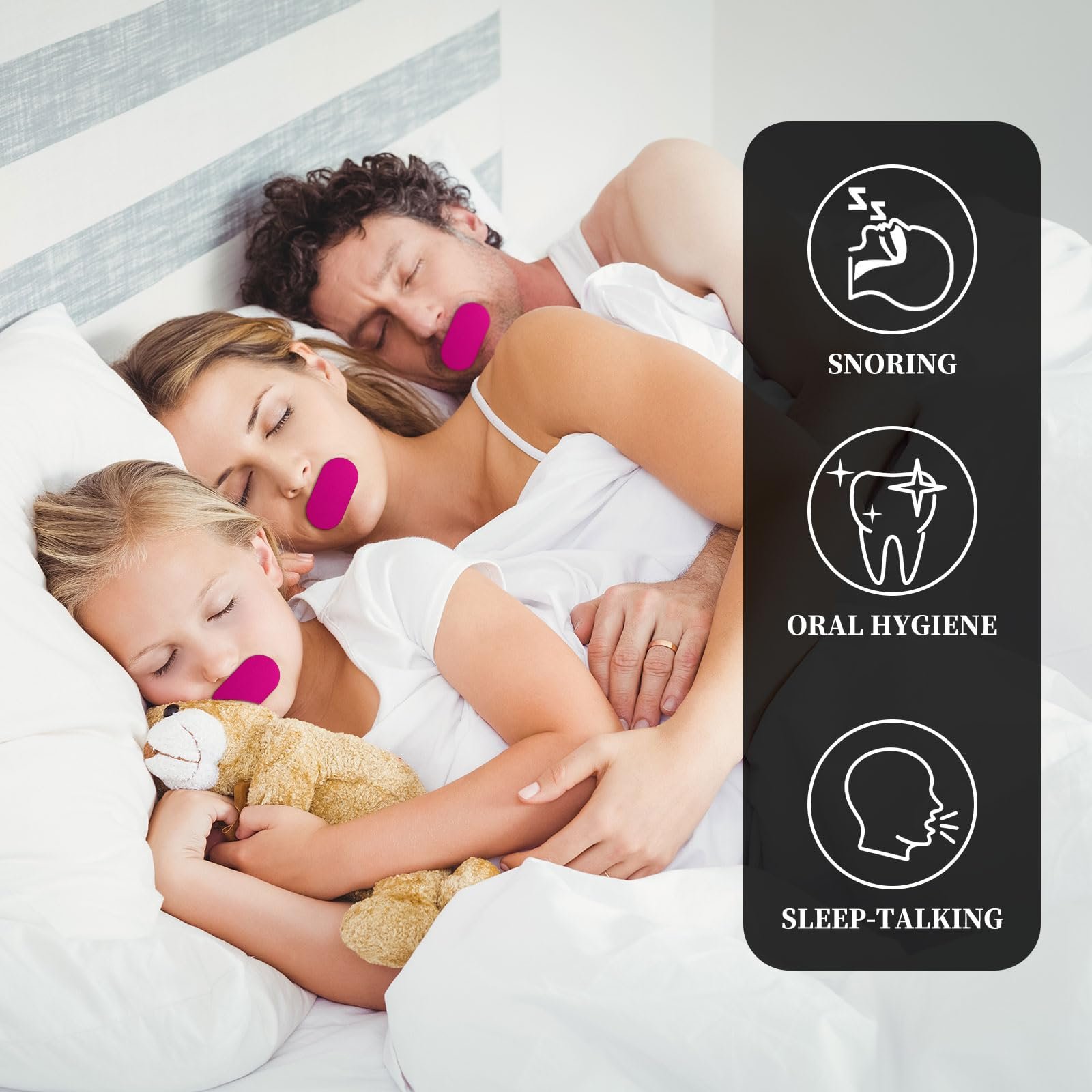 Пластир для рота для сну, 60 шт, фото №6 Пластир для рота для сну, 60 шт, фото №6