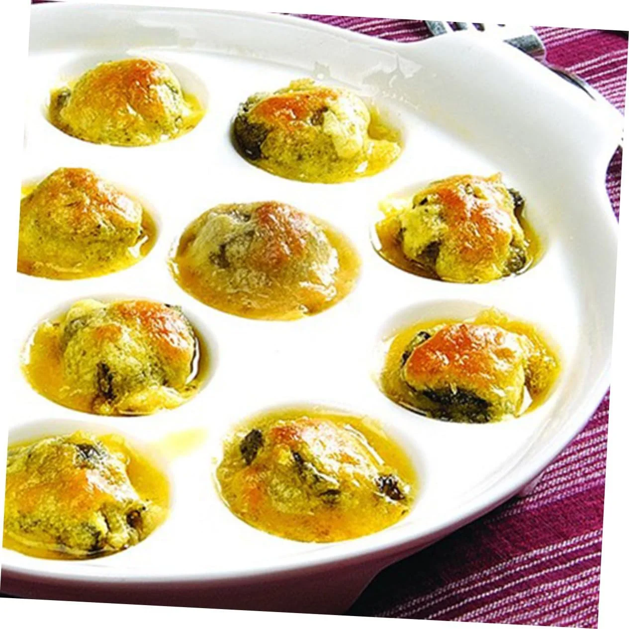 Формы для запекания улиток Gatuida Набор из 2 шт. керамические с ручками для духовки микроволновой печи посудомоечной машины антискользящие, фото №9