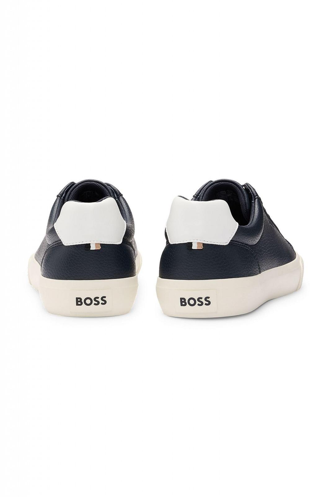 Кросівки BOSS Aiden Tenn Штучна Шкіра Контрастна П'ята, фото №5 Кросівки BOSS Aiden Tenn Штучна Шкіра Контрастна П'ята, фото №5