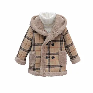 Пальто Generisch Твідове для хлопчиків та дівчаток, утеплене (до 12 років) - Фото 1