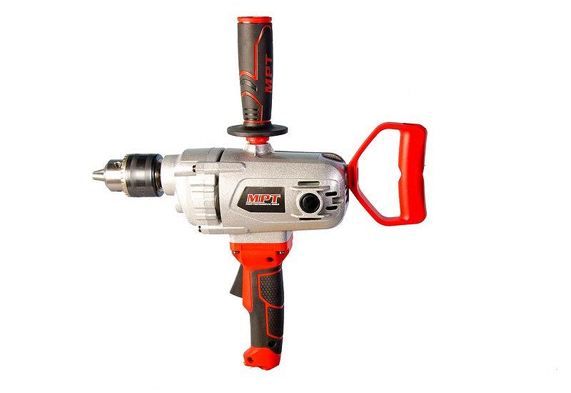 Дриль-міксер MPT PROFI 16 мм 800 Вт 850 об/хв металевий корпус MDM8003, фото №2
