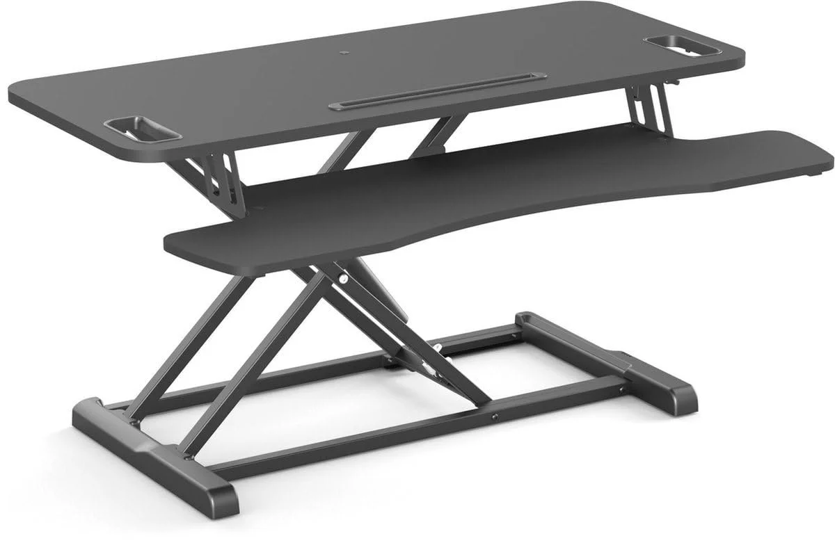 Підставка для ноутбука UPdesk Cross Large регульована по висоті - 11 см - 50.5 см - 41.5 x 95 см - Газова пружина - Чорний, фото №1