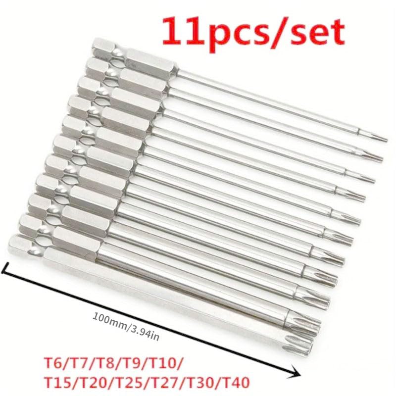 Набор Torx отверток T6-T40 100 мм Упаковка из 12, фото №2