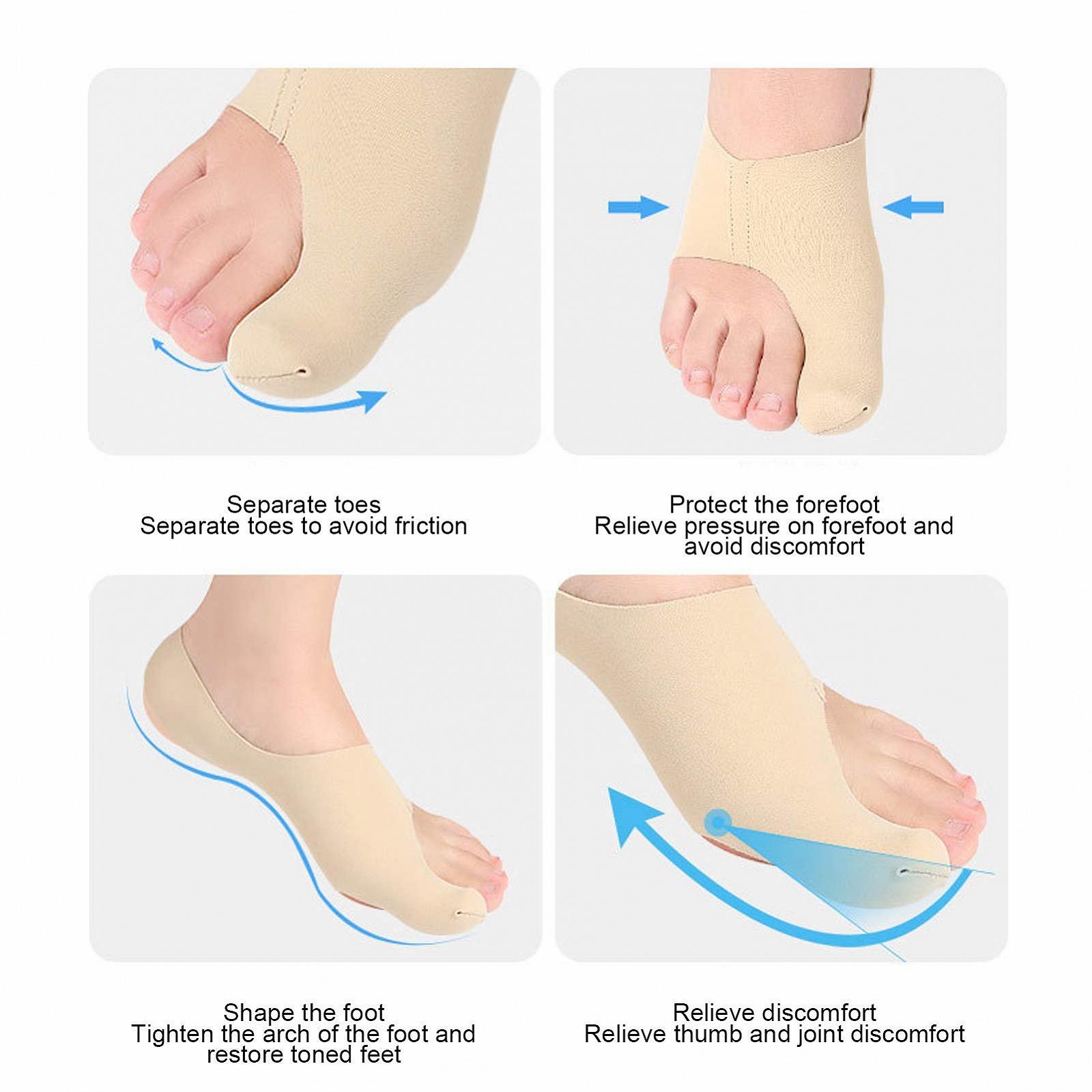 Коректор великого пальця стопи Еластичний 2 пари L (40-45), фото №3 Коректор великого пальця стопи Еластичний 2 пари L (40-45), фото №3