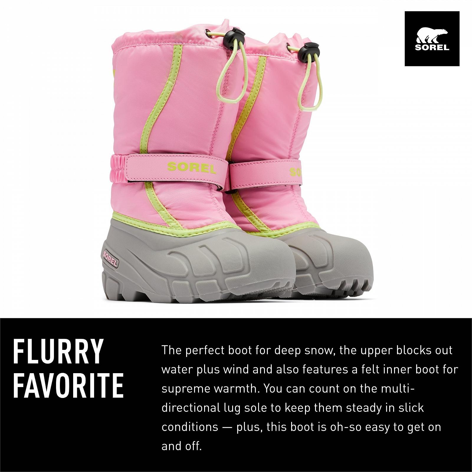 Ботинки Sorel Flurry детские, фото №2