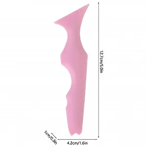 Трафарет для підводки очей Silicone Beauty Ruler 5 x 1,65 x 0,39 дюйма synthetic.ua - Фото 1