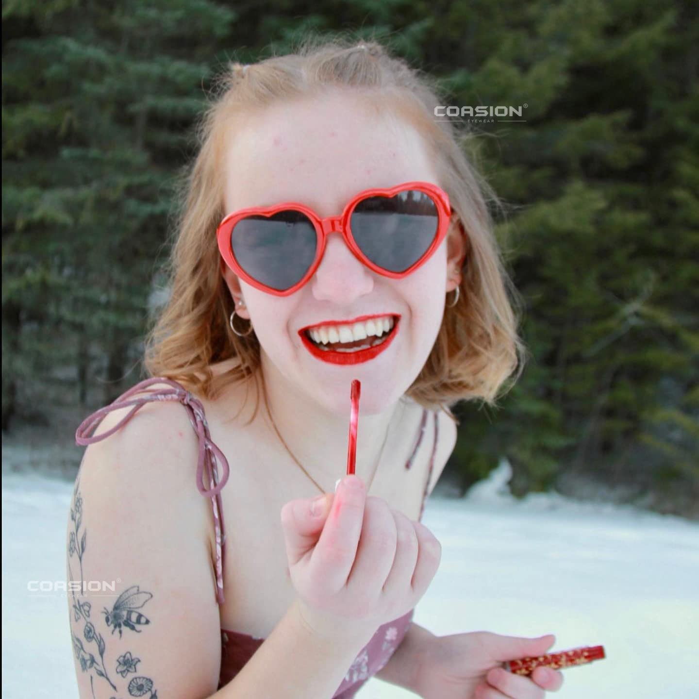 Сонцезахисні окуляри Серце Coasion Поляризовані Естетичні, фото №4