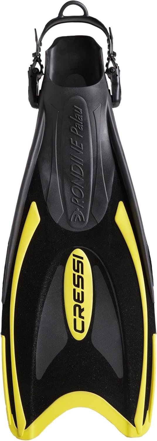 Ласти для снорклінгу Cressi Palau Black/Yellow, фото №3