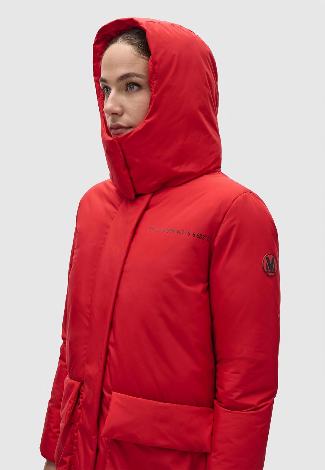 Куртка зимова Marikoo Nanami 16 Жіноча Довга Тепла з капюшоном, фото №8