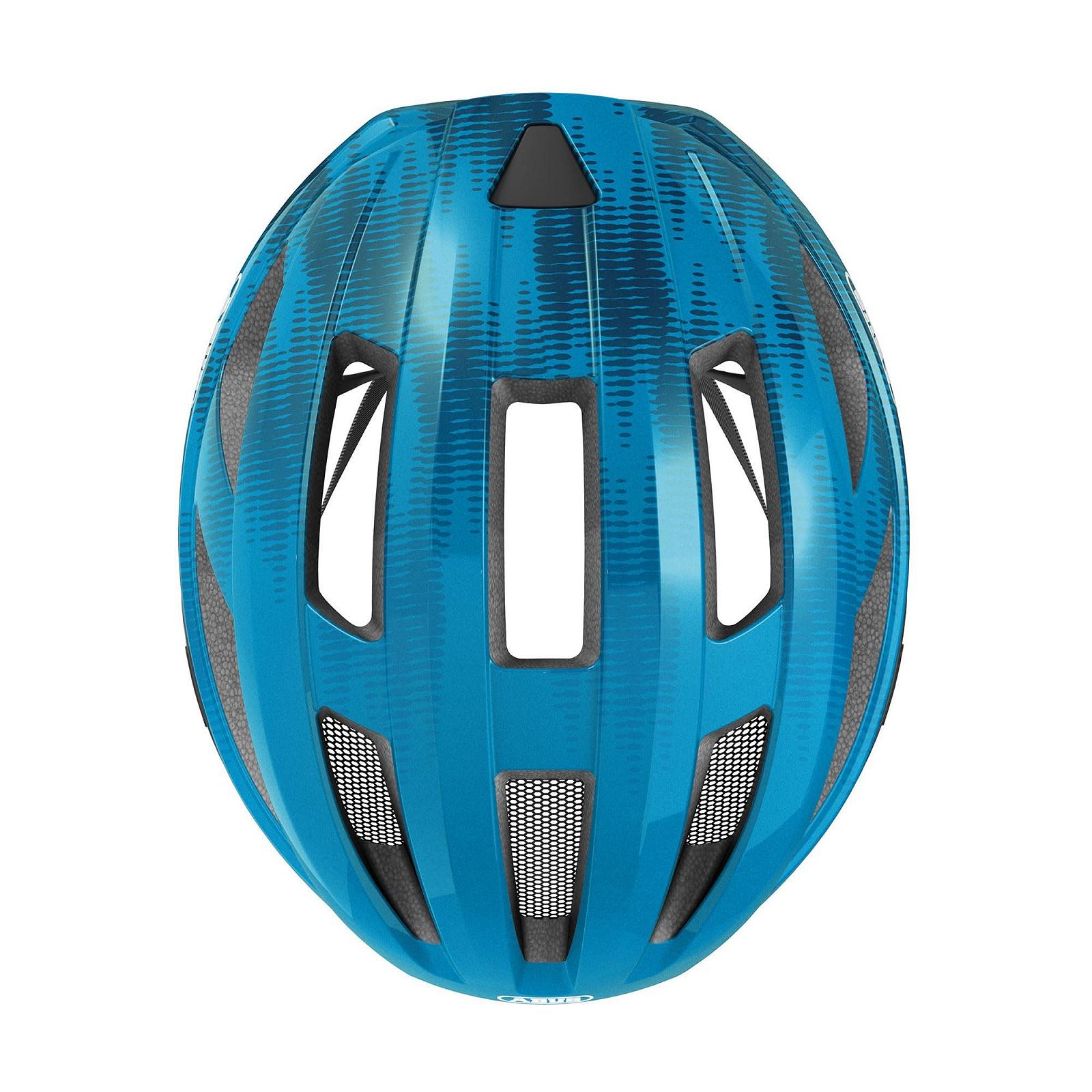 Шолом ABUS Macator дорожній Steel Blue, розмір L, фото №4