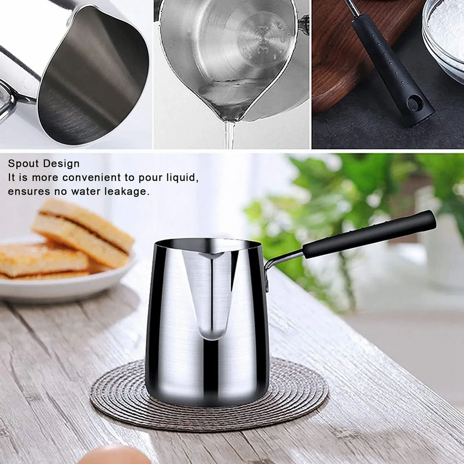 Турка Tissting 350 мл Нержавеющая сталь, фото №4