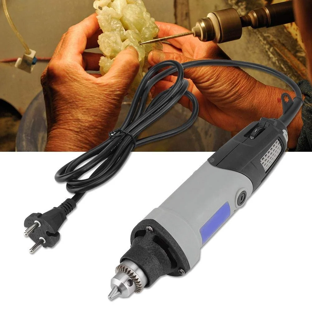 Штанговая Шлифмашина, Мини Штанговая Шлифмашина, 400W Электрическая Шлифмашина 6 Позиции с Переменной Скоростью 220В ЕС Вилка, фото №4