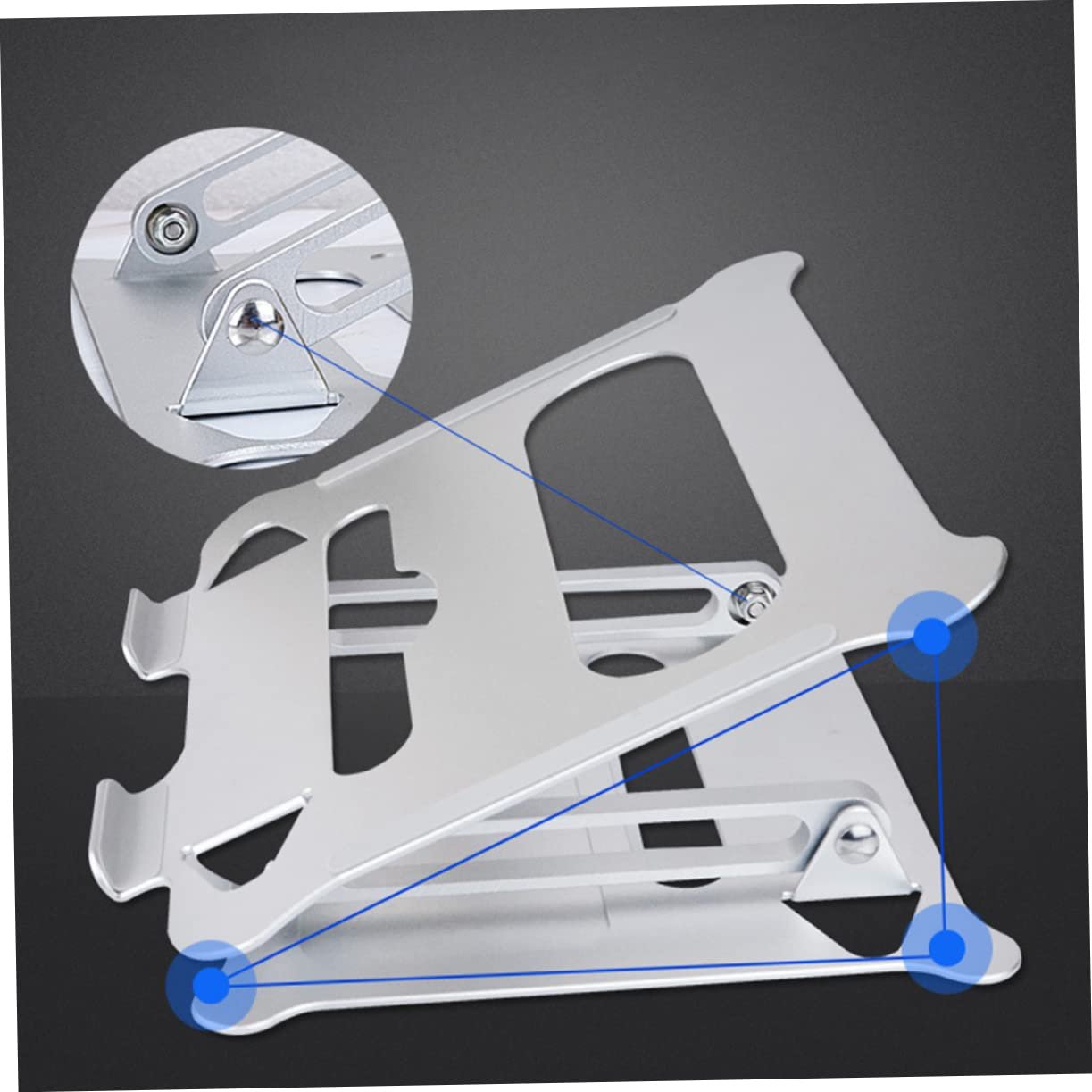 Складана Підставка для Ноутбука Holibanna Регульована по Висоті Стабільна, фото №9