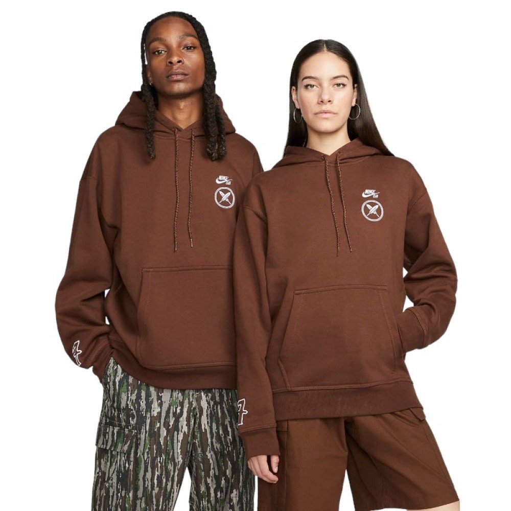 Худі Nike SB x Yuto Horigome Fleece Pullover Hoodie Brown XL, фото №2