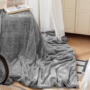 Покривало Cuddly Fluffy, Плед для дивану, Теплий зимовий м’який synthetic.ua - Фото 1