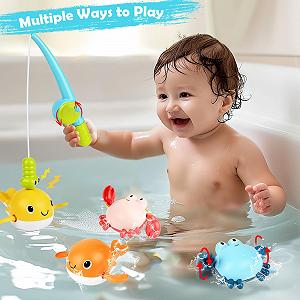 Іграшка для ванної Diealles Shine Риболовля, 6 штук synthetic.ua - Фото 1