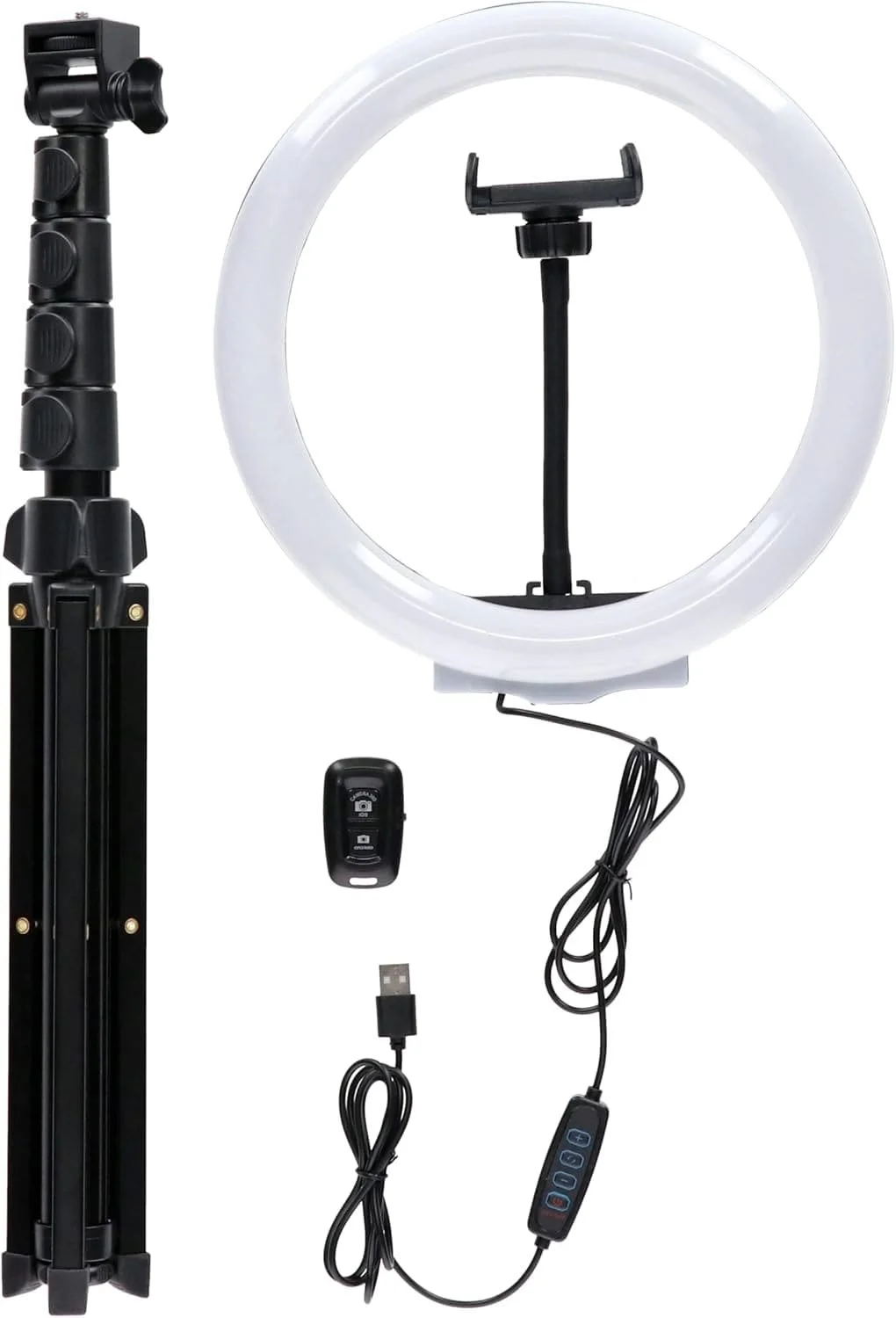 Кільцева лампа Rollei Lumis Comfort 28585 Чорна, фото №6