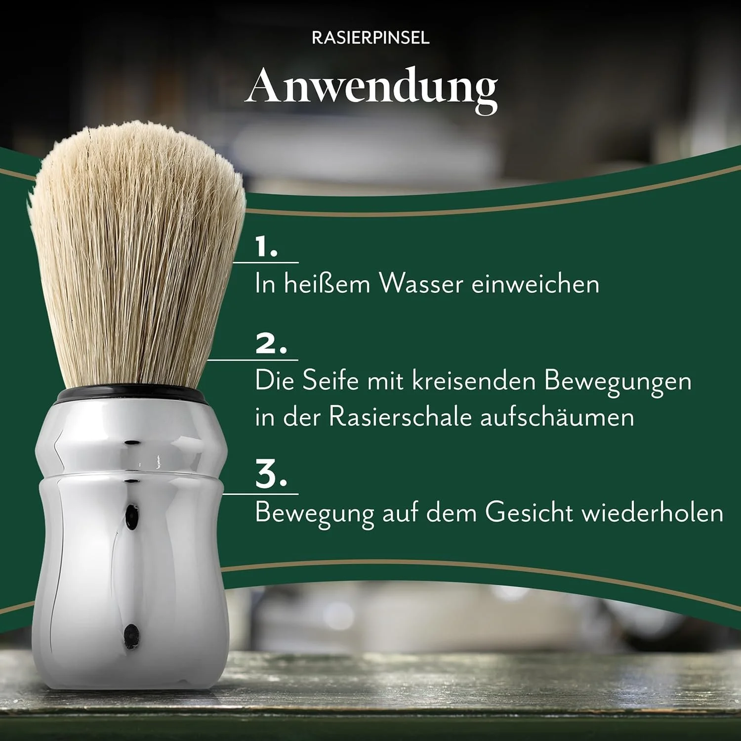 Помазок для бритья Proraso Professional Bristle со щетиной кабана, фото №3