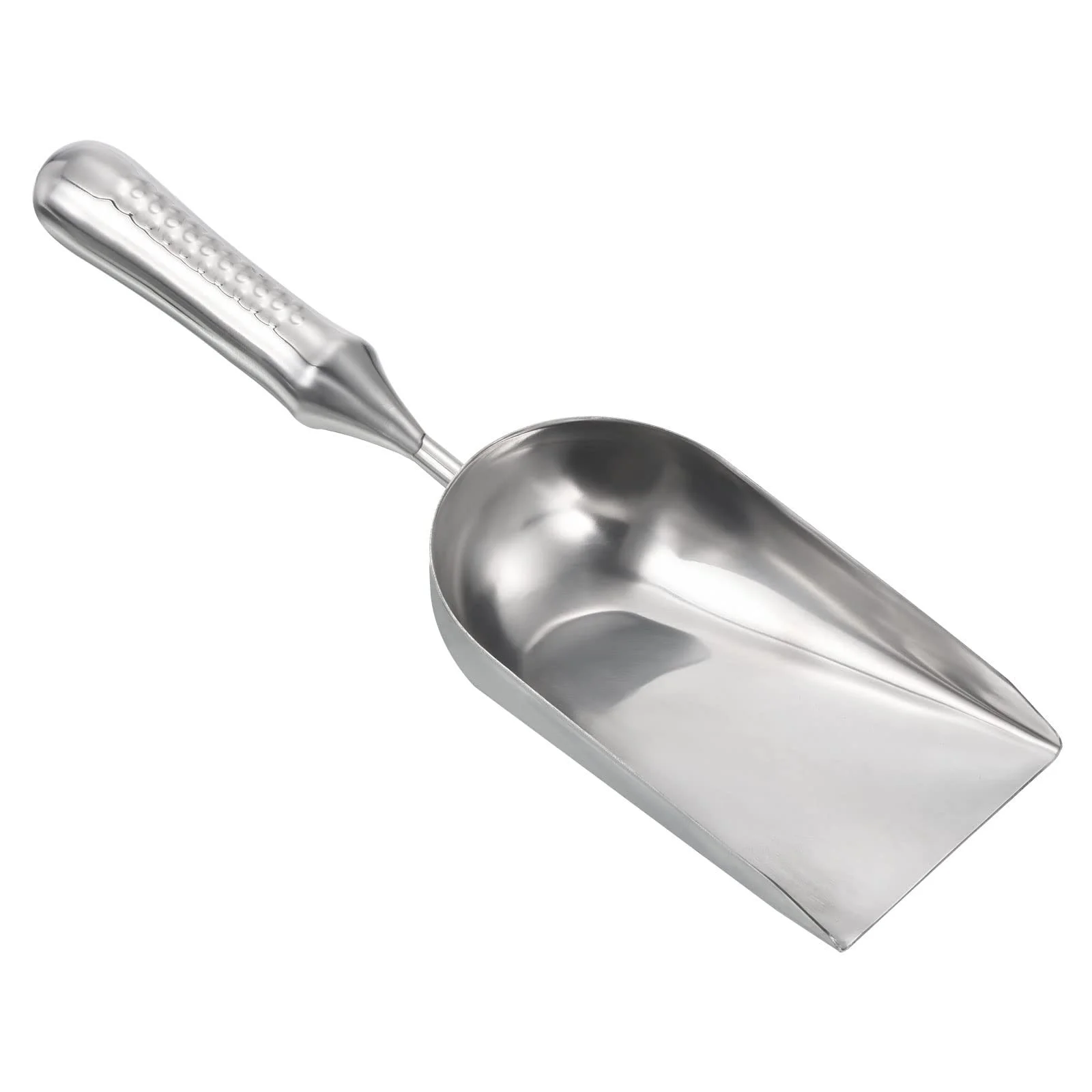 Лопата совковая садовый PATIKIL 34.3 см, лопата квадратная из нержавеющей стали, серебристый, фото №1