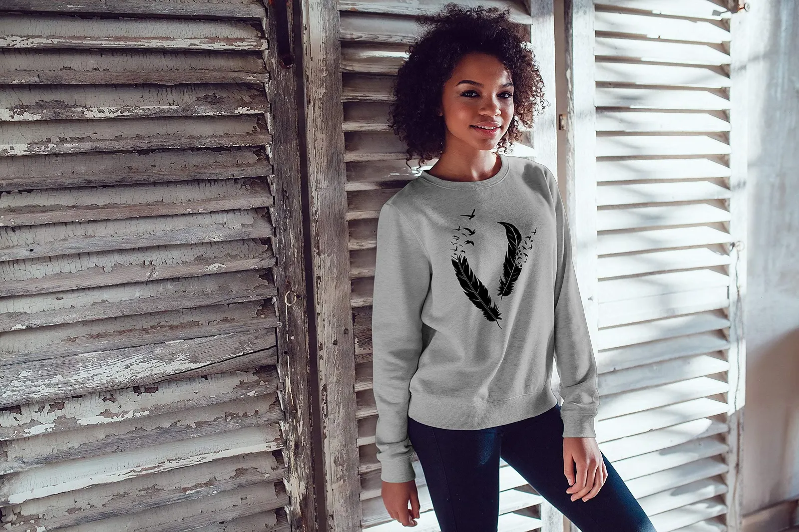 Женский свитшот Neverless Принт, фото №2