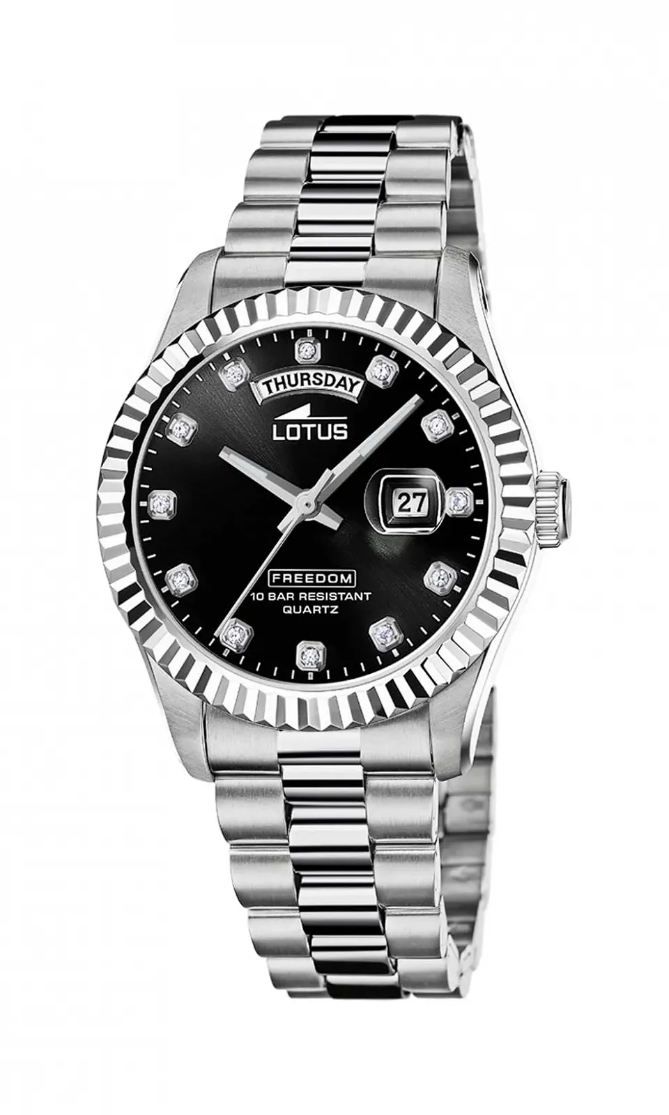 Часы Lotus Мужские 18854/7 Сталь Серебристый/Черный, 41.5 мм, фото №1 Часы Lotus Мужские 18854/7 Сталь Серебристый/Черный, 41.5 мм, фото №1