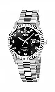 Часы Lotus Мужские 18854/7 Сталь Серебристый/Черный, 41.5 мм - Фото 1