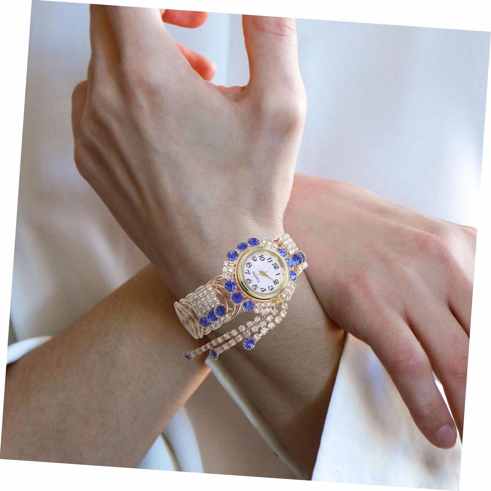 Часы женские WRITWAA Кварцевые Синие, фото №4