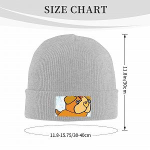 Вязаная шапка BROLEO с мультяшным мопсом synthetic.ua - Фото 1