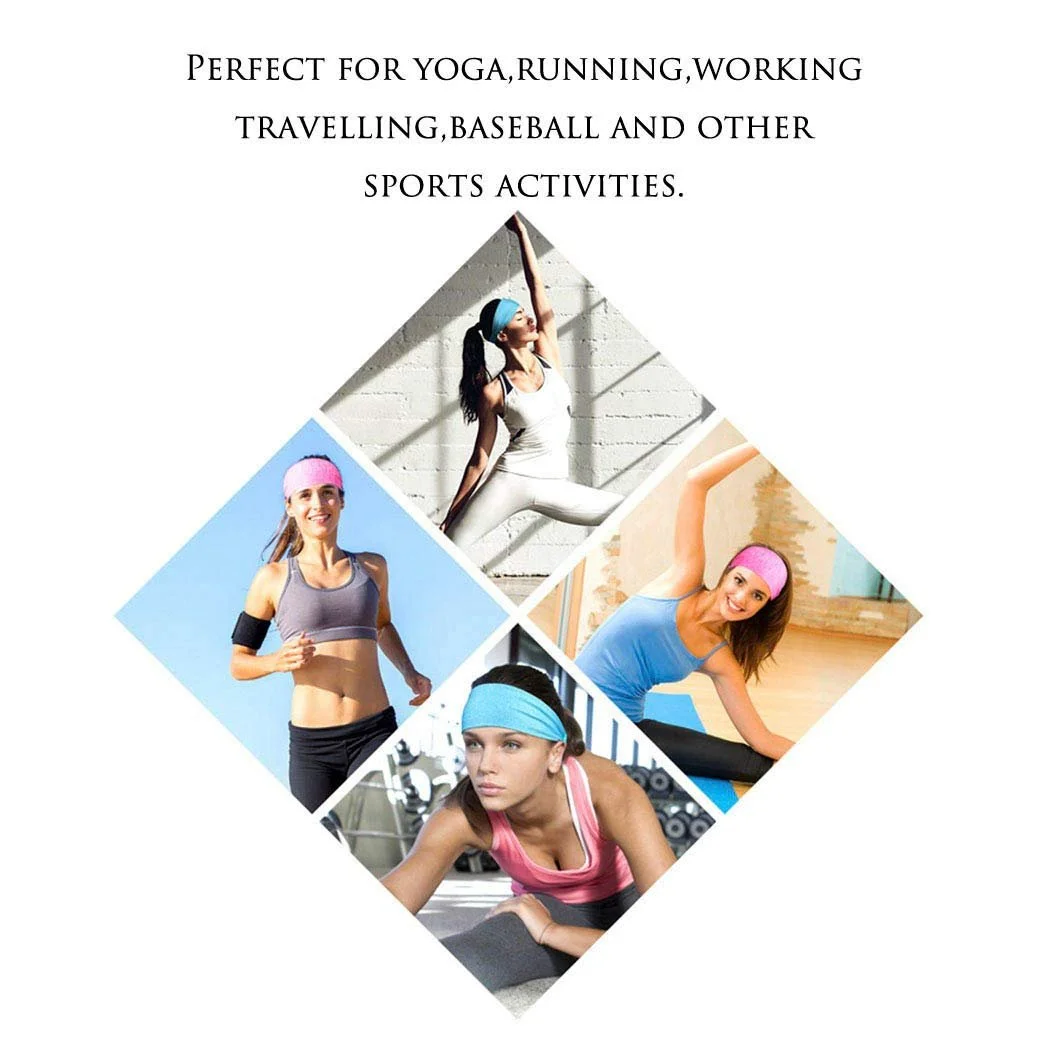 Пов'язка на голову Zoestar Богемна широка Чорний, фото №7