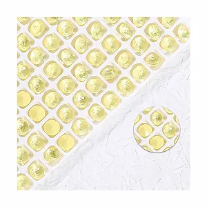 Стрази Скло 3D Блискітки Жовтий, 84 шт - Фото 1