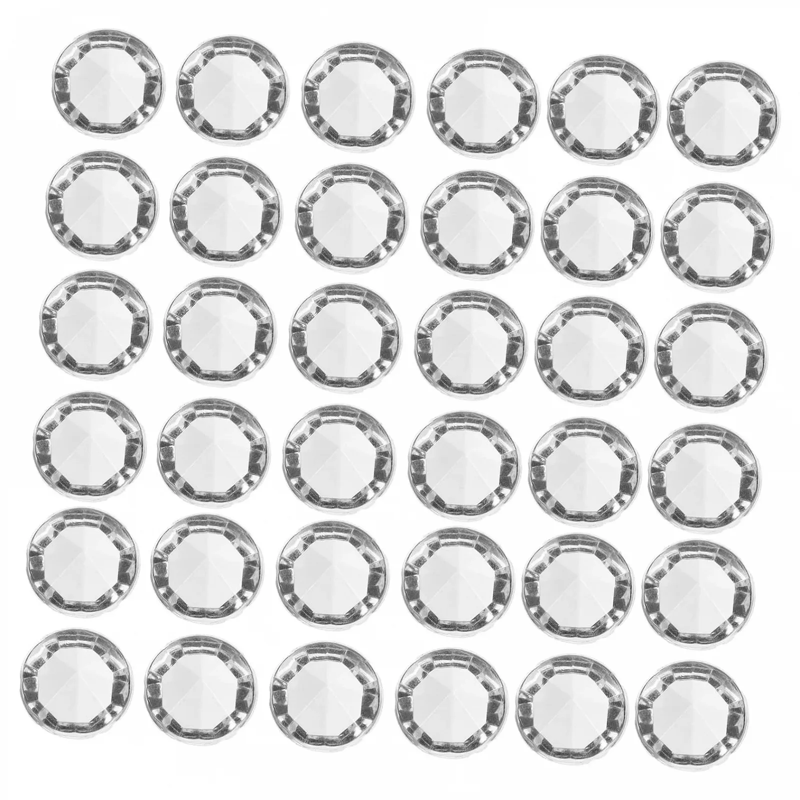 Акрилові стрази Прозорий 12 мм 500 шт, фото №1