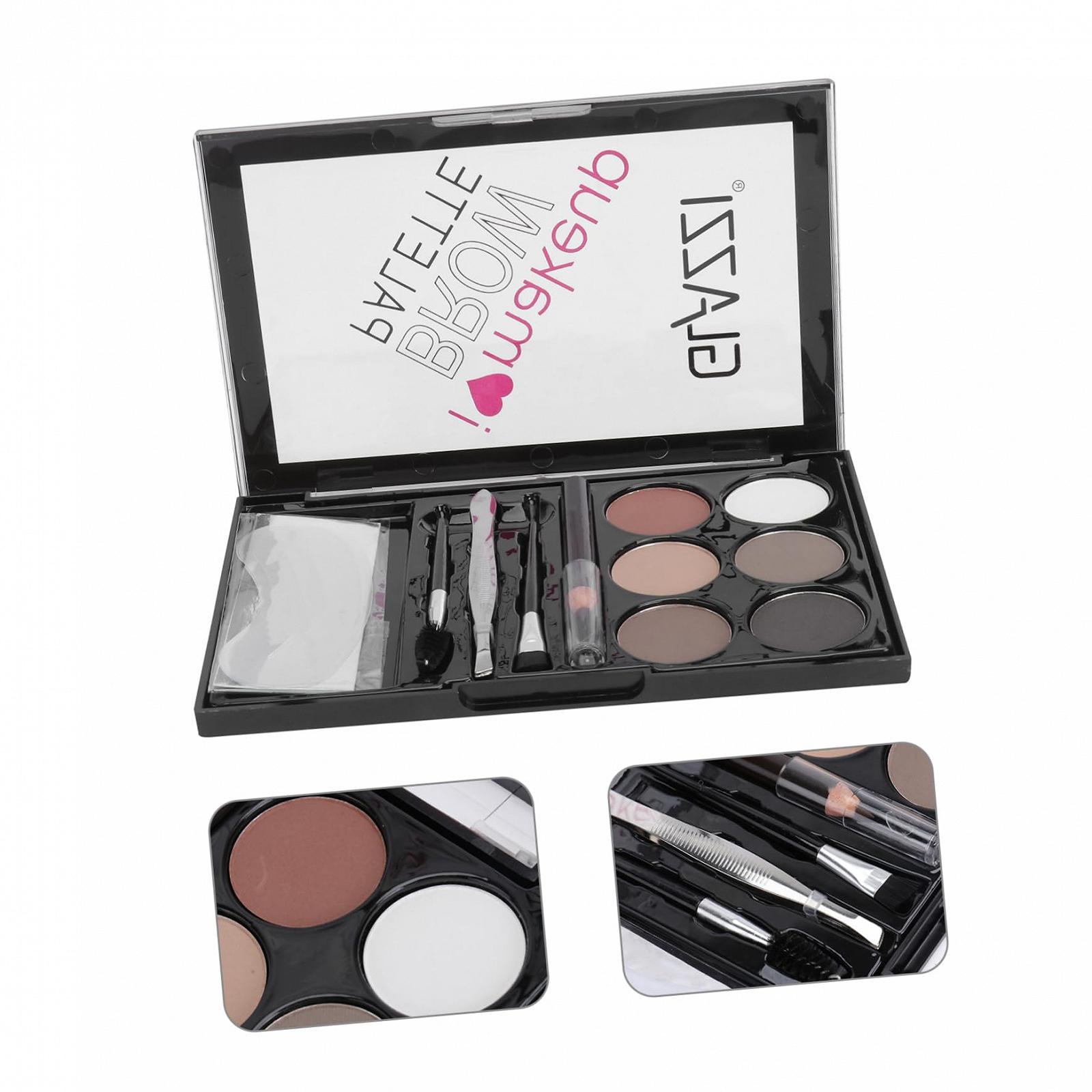 Щітка FOMIYES для брів 4 набори пудра стійка до поту для макіяжу брів олівець, фото №4