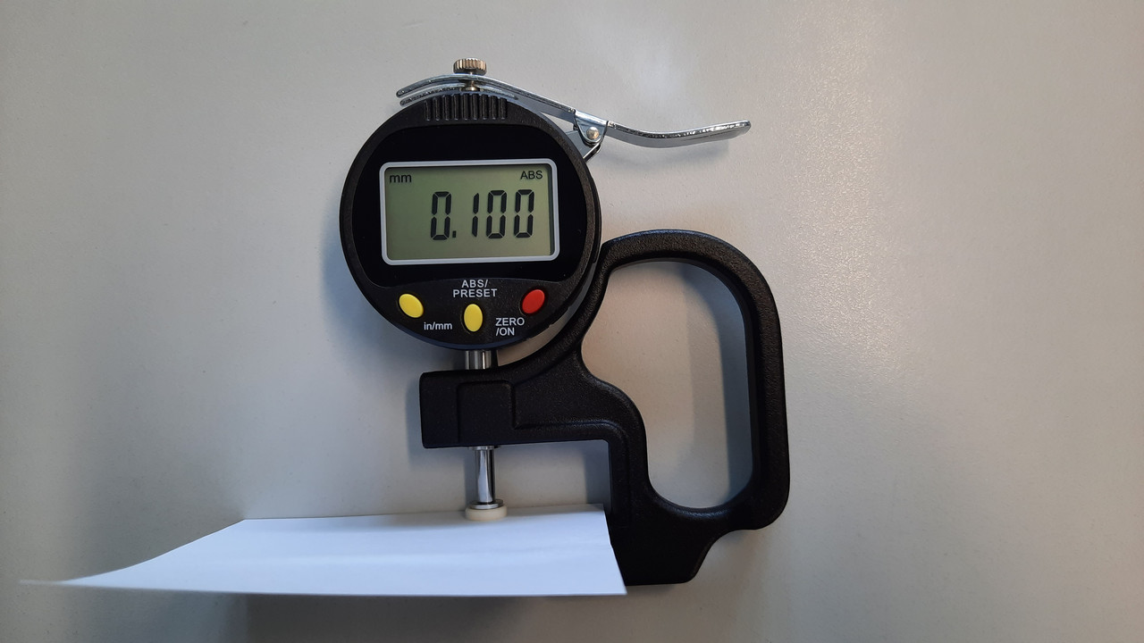 Цифровий індикаторний товщина паперу тканини фільму 0-10 мм (0.001 PROTESTER 5318-10, фото №4 Цифровий індикаторний товщина паперу тканини фільму 0-10 мм (0.001 PROTESTER 5318-10, фото №4