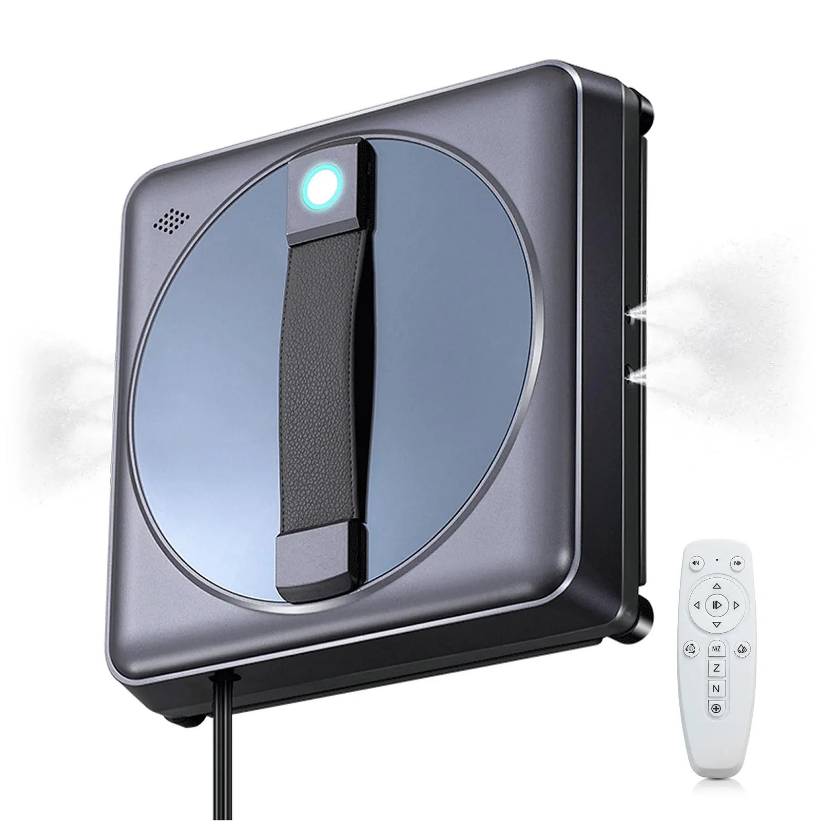 Робот для миття вікон Yeerain з дистанційним керуванням, 4 розпилювачі води, потужне всмоктування 5000 PA, 3 режими прибирання, інтелектуальне планування маршруту, виявлення країв, 10 серветок для прибирання, фото №1 Робот для миття вікон Yeerain з дистанційним керуванням, 4 розпилювачі води, потужне всмоктування 5000 PA, 3 режими прибирання, інтелектуальне планування маршруту, виявлення країв, 10 серветок для прибирання, фото №1