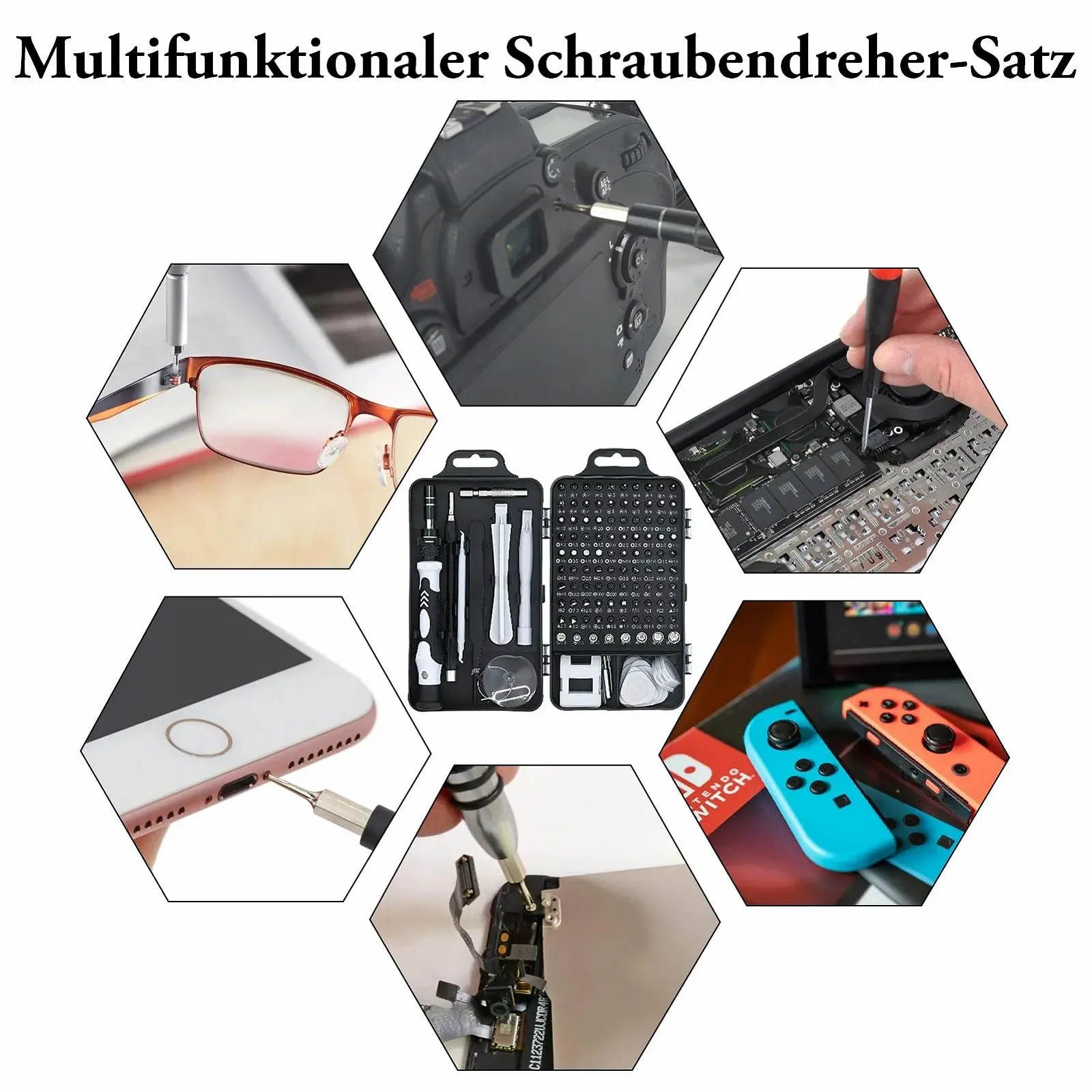 Набір прецизійних викруток 122 в 1 для електроніки, фото №7