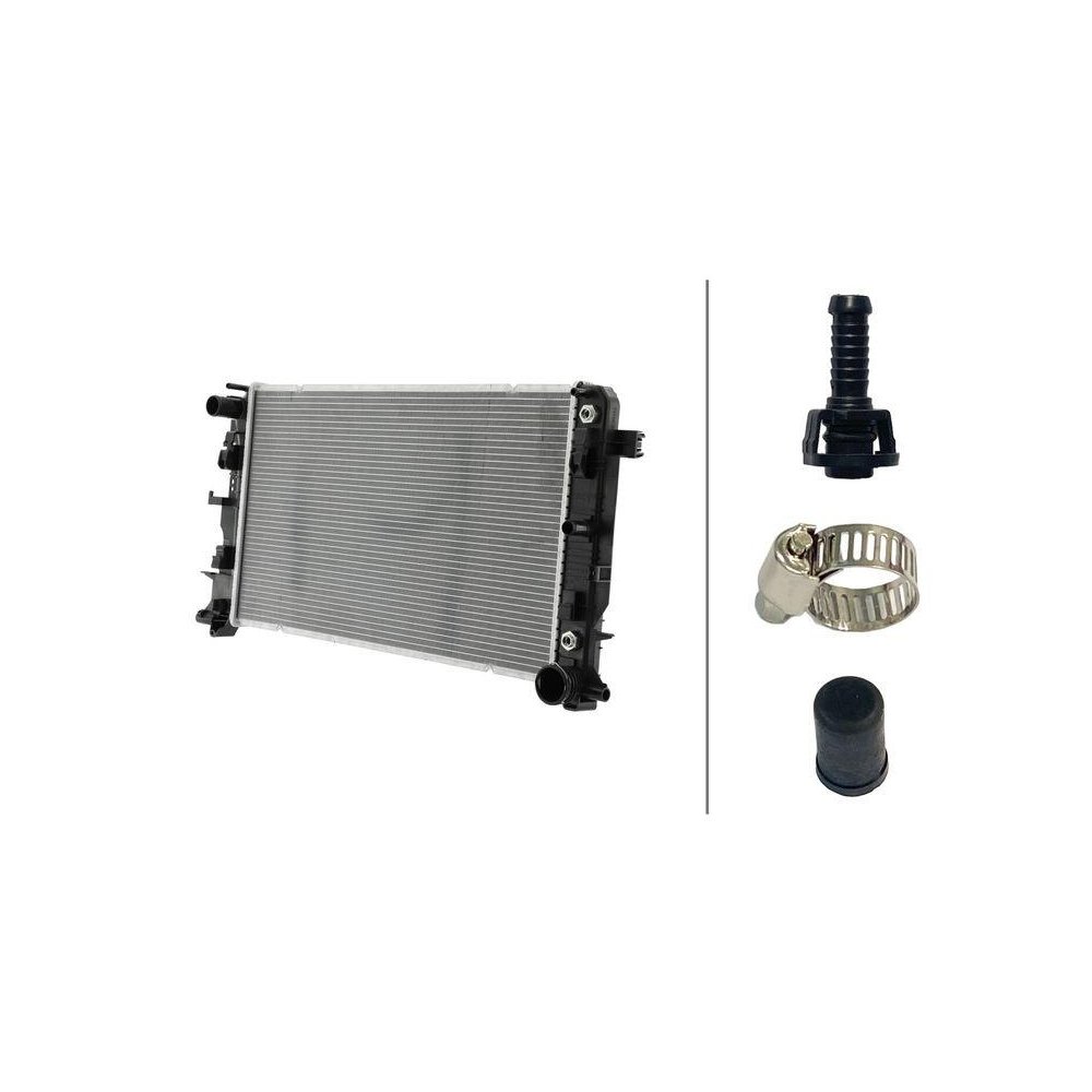 Радиатор охлаждения двигателя HELLA 8MK 366 301-671, фото №1 Радиатор охлаждения двигателя HELLA 8MK 366 301-671, фото №1