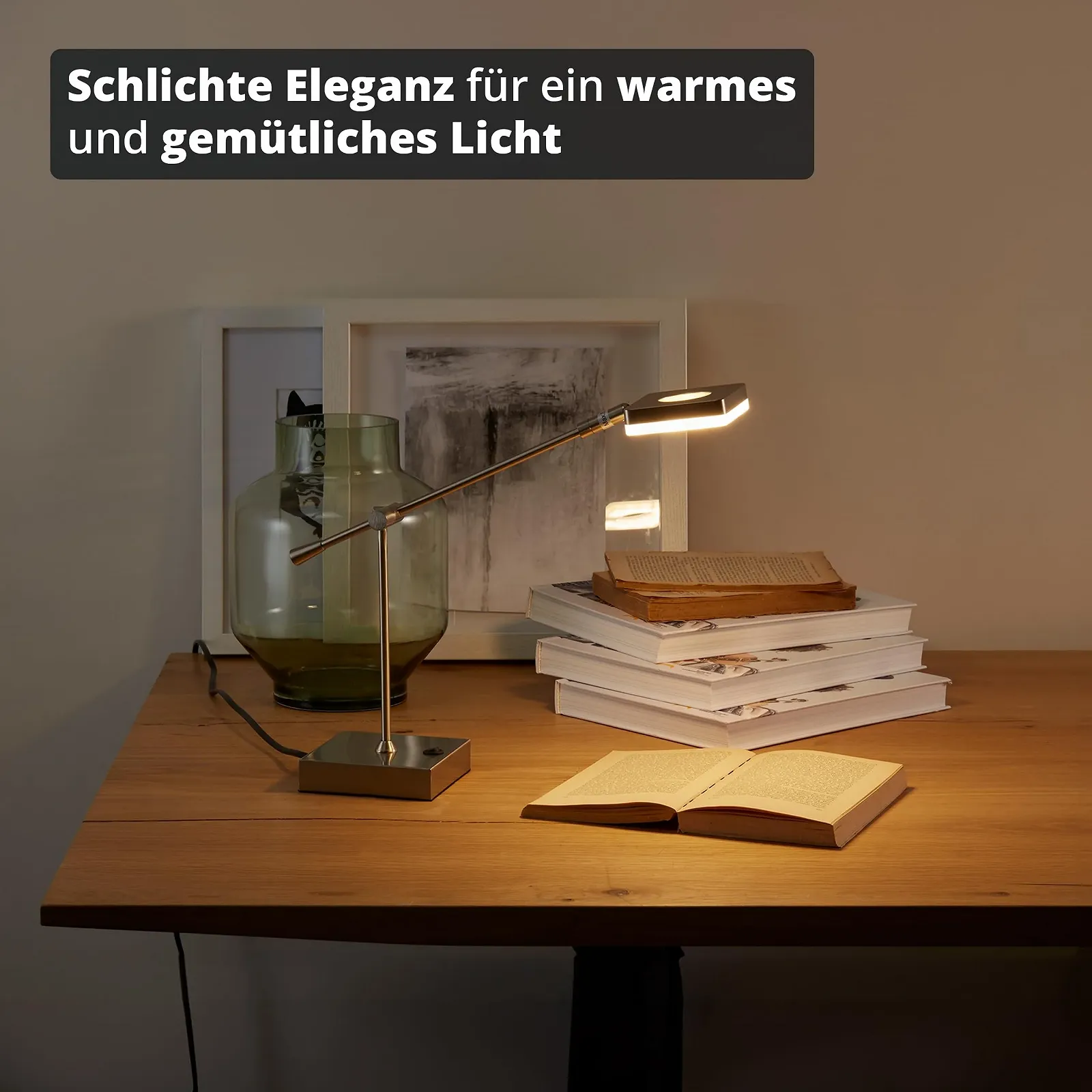 Настільна лампа KHG Срібляста Метал 380 лм 11.0 см x 57.0 см на 1 лампу, фото №6