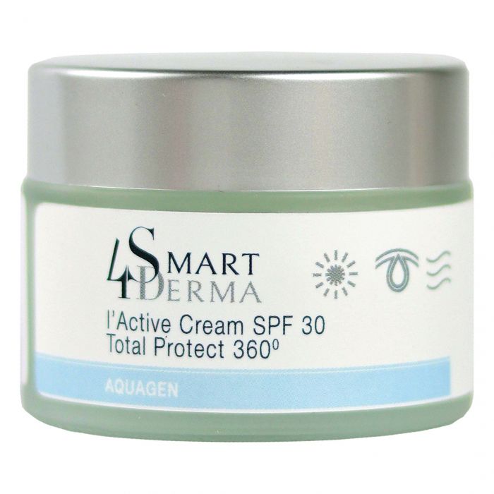 Екстразволожуючий крем із церамідами SPF 30 Smart4Derma I'Active Cream Total Protect 360 50мл 50 мл, фото №1