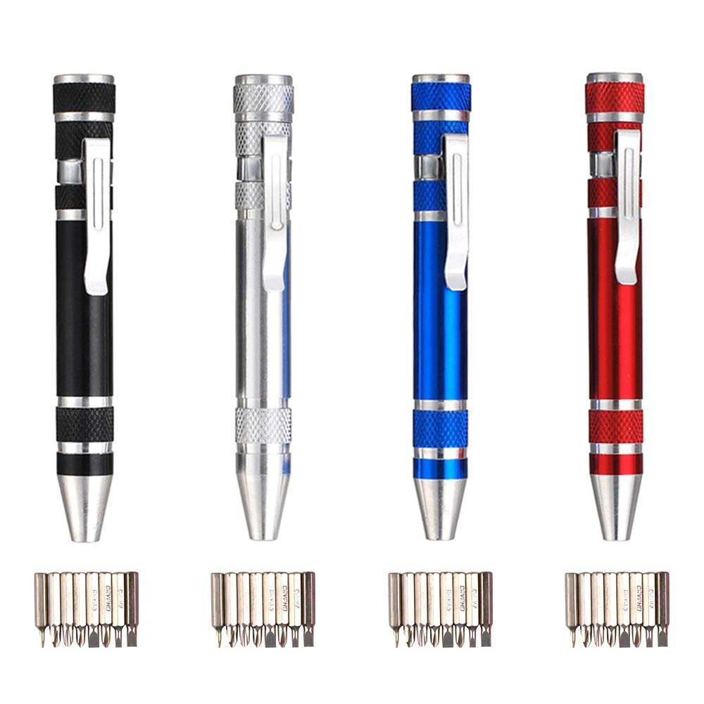 Набір викруток Huture Precision 8 в 1 Червоний/Синій/Срібний/Чорний, фото №1 Набір викруток Huture Precision 8 в 1 Червоний/Синій/Срібний/Чорний, фото №1