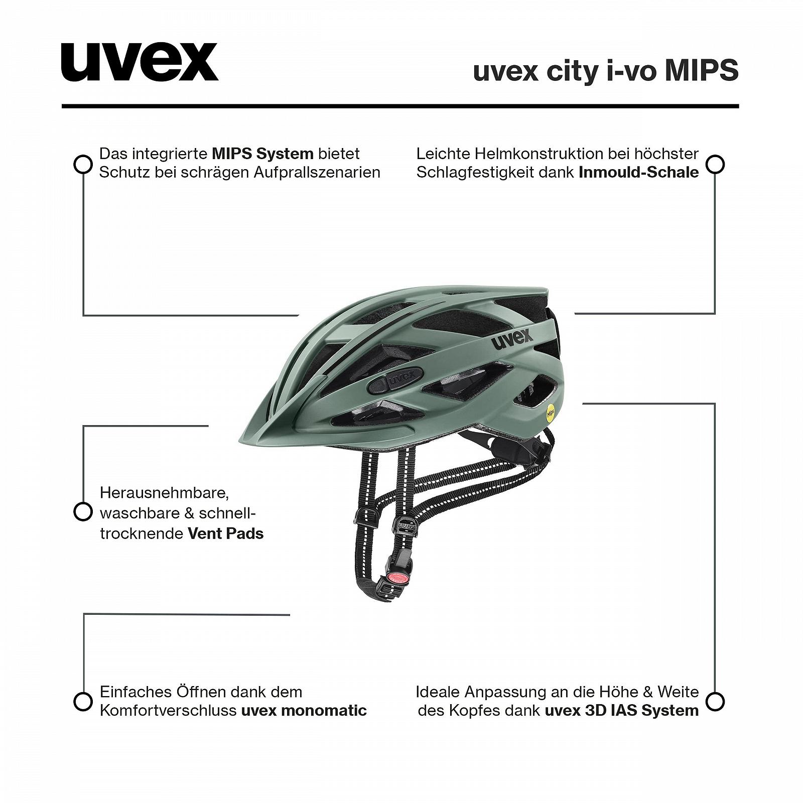 Шлем Uvex City I-vo Унисекс, фото №6