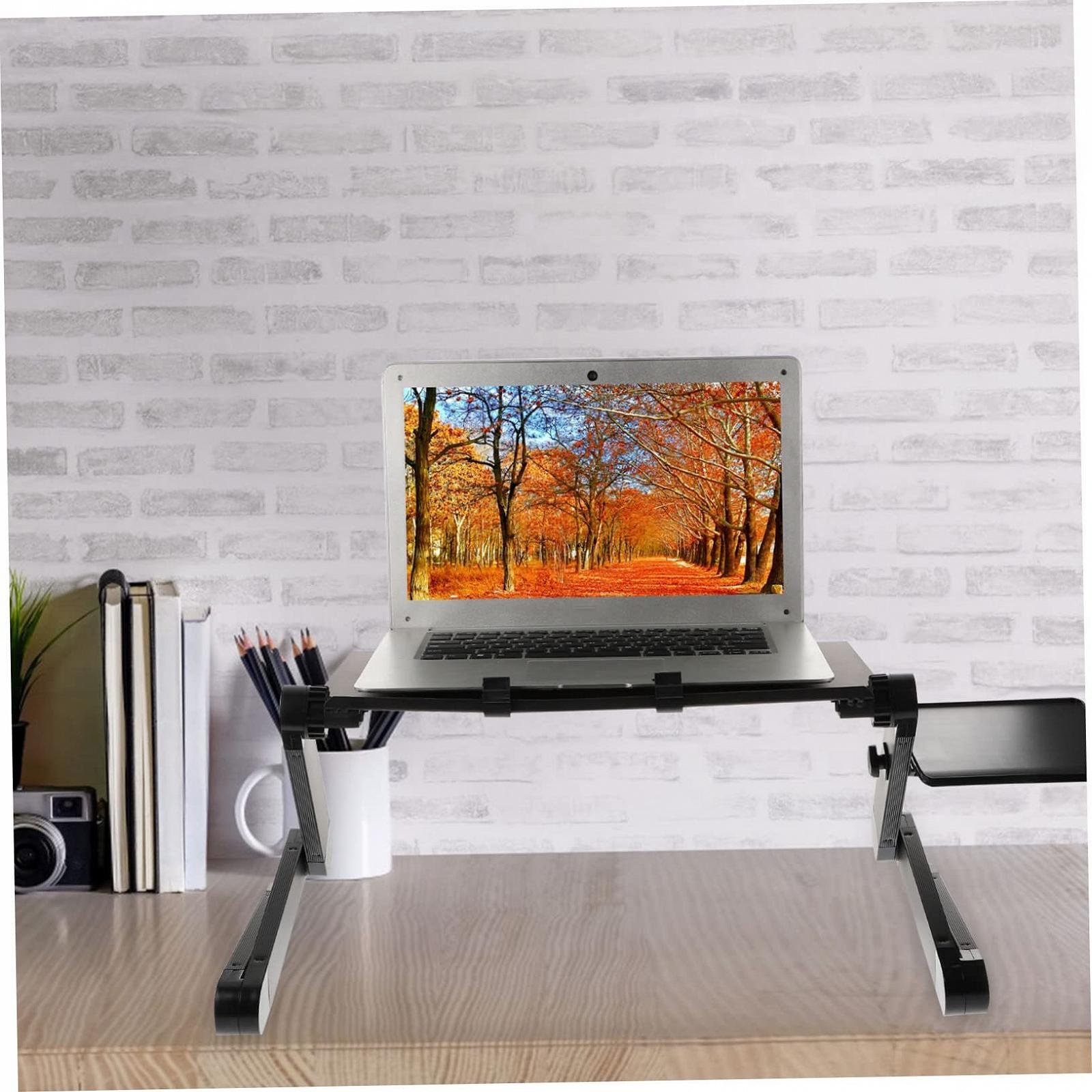 Підставка для ноутбука Gadpiparty складана алюмінієва з функцією охолодження, ергономічний дизайн, фото №6