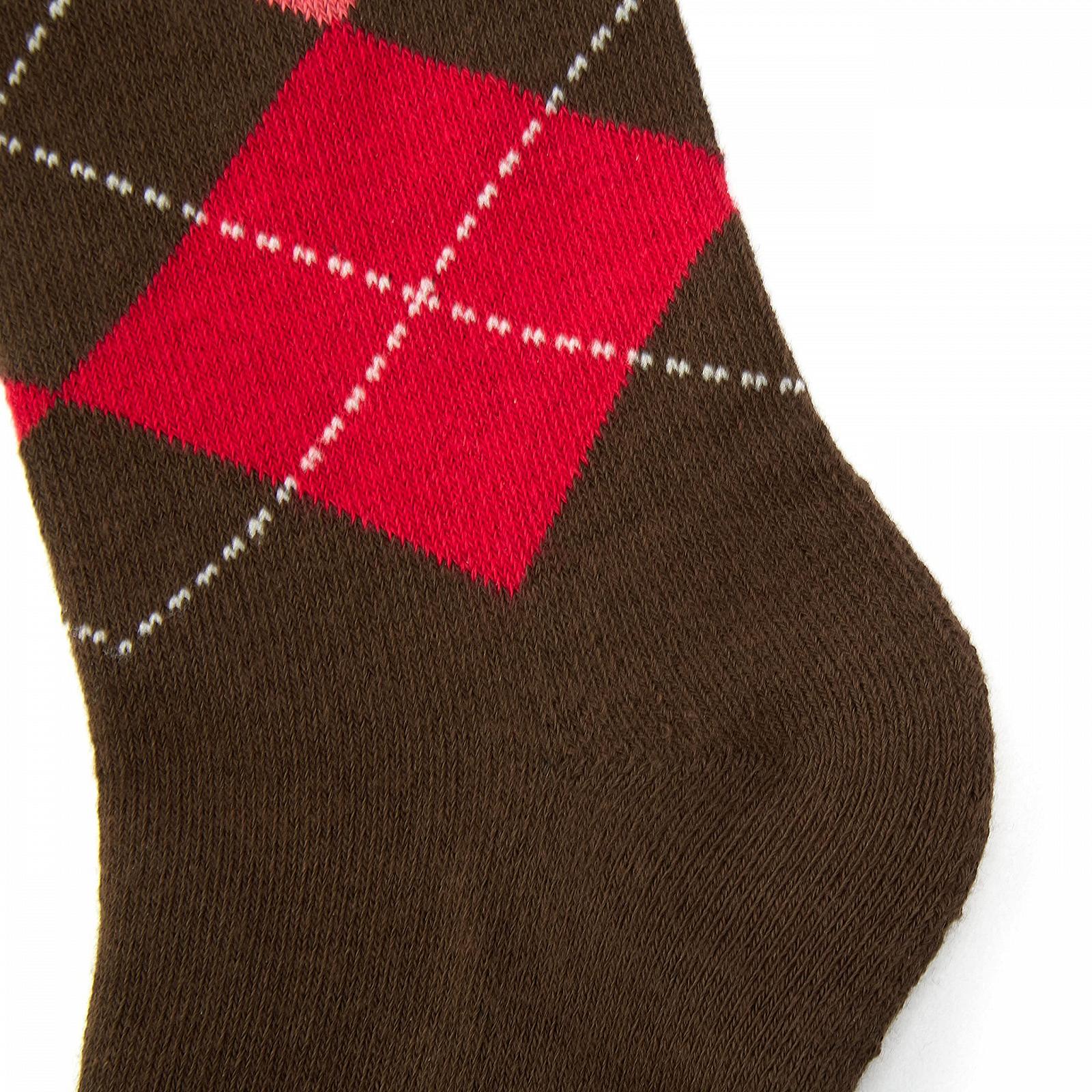 Женские гольфы для верховой езды Covall гольфы Brescia темно-синие в клетку, размер 34-36 (1 пара в упаковке), фото №4