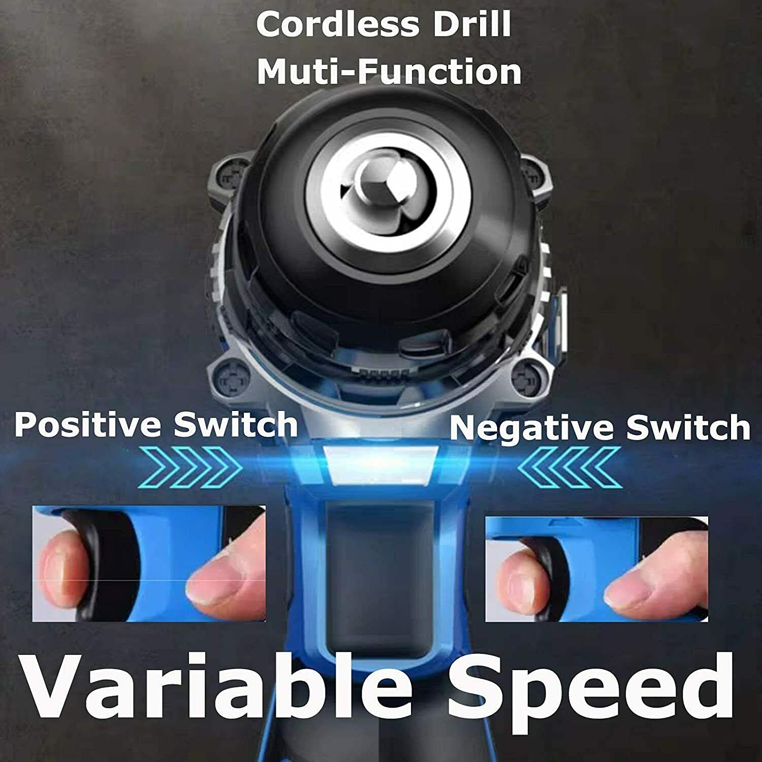 Акумуляторний Шурупокрут 21V з 1 батареєю 1.5Ah 42Nm Макс акумуляторний дриль 2 швидкості 25+1 налаштування крутного моменту 10мм патрон LED світло для дому та DIY, фото №4 Акумуляторний Шурупокрут 21V з 1 батареєю 1.5Ah 42Nm Макс акумуляторний дриль 2 швидкості 25+1 налаштування крутного моменту 10мм патрон LED світло для дому та DIY, фото №4