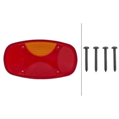 Скло ліхтаря HELLA 9EL 343 143-011 для DAF SCANIA CASE IH HAKO KRAUSS-MAFFEI, фото №2