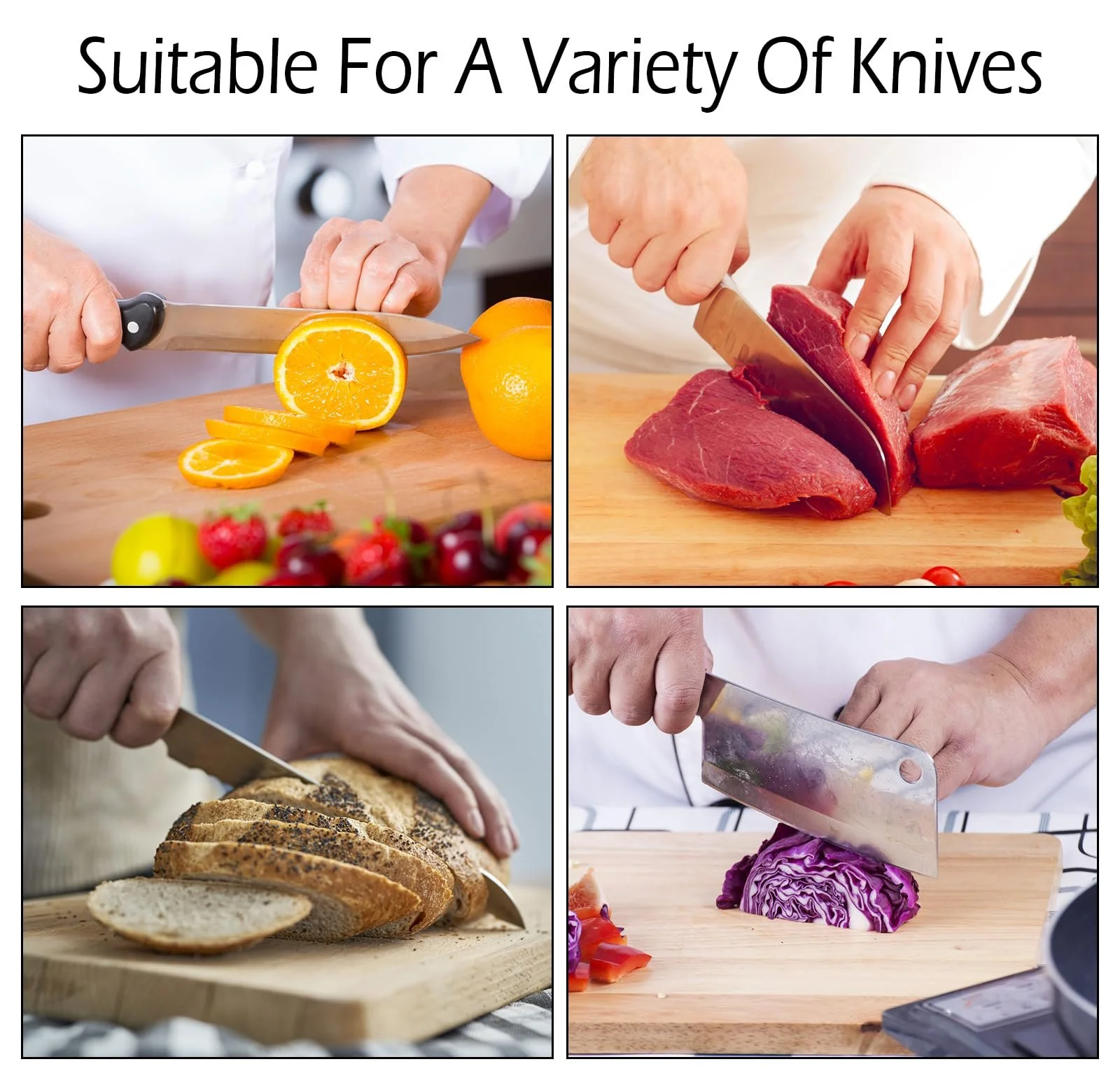 Направляюча для заточування ножів на точильному камені набір 2 шт чорна, фото №7 Направляюча для заточування ножів на точильному камені набір 2 шт чорна, фото №7