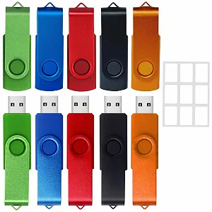 Набір USB-флеш-накопичувачів WISEORANGE 16GB USB 2.0 Pack of 10 Multicoloured - Фото 1