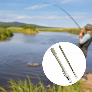 Алмазний точильний стрижень perfk для кухонних ножів мультифункціональний 12,5 см x 1,2 см Сріблястий synthetic.ua - Фото 1