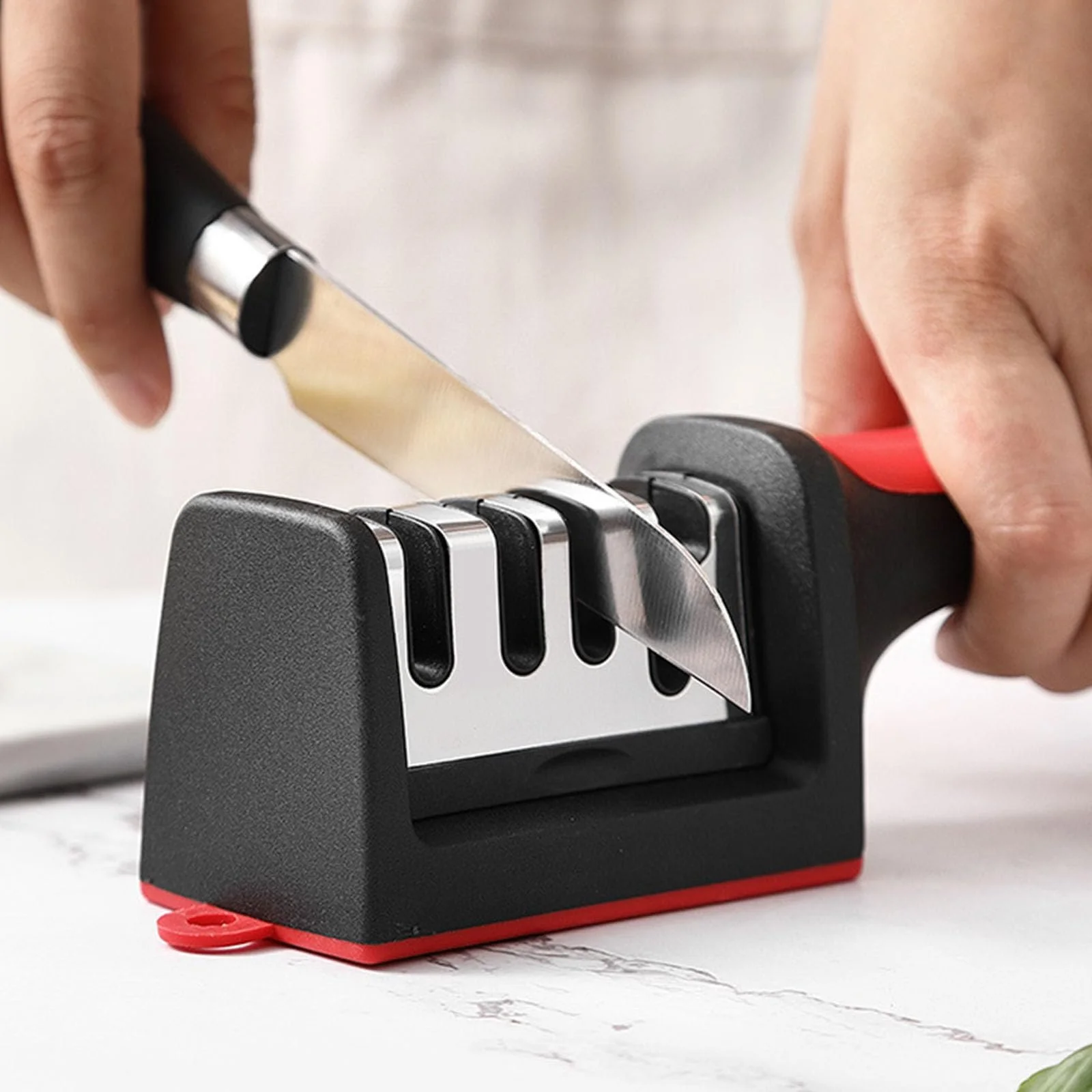 Точило для ножів та ножиць прецизійне керамічне сталеве ергономічне знімне, фото №3