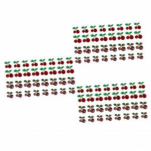 Украшения для ногтей Beavorty 96 шт., вишни, золотые - Фото 1