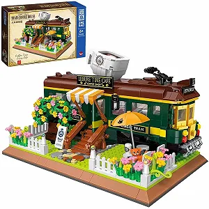 Конструктор Кафе Поезд AKOGD Модель Здания - Фото 1